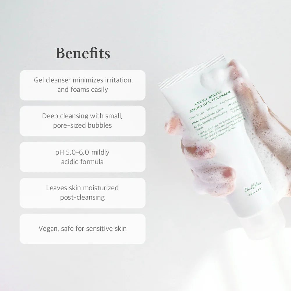 Dr. Althea Limpiador en gel con aminoácidos Green Relief