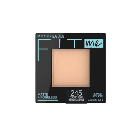 Maquillaje en Polvo Facial Compacto Sin Poros + Fit Me Matte Maybelline