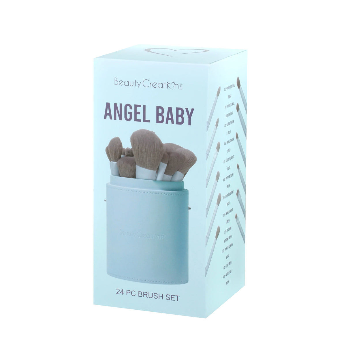 Beauty Creations Set de Brochas 24 Piezas Angel Baby