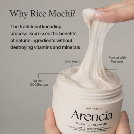 Arencia - Limpiador Facial Rice Mucin Cleanser 120g