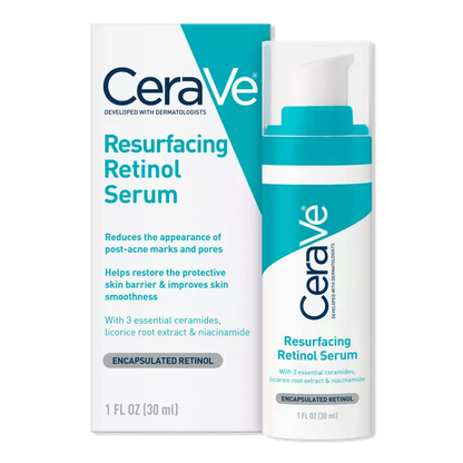 CeraVe Resurfacing Retinol Facial Serum for Acne Prone Skin 30ml
