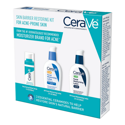 CeraVe - Kit restaurador de la barrera cutánea para pieles con tendencia al acné