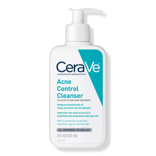 CeraVe Acne Control Limpiador con 2% Acido Salicilico