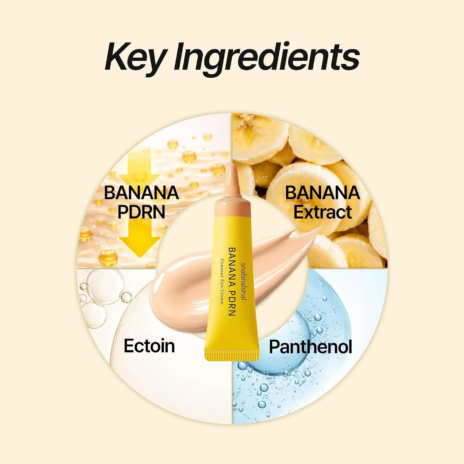 SHAISHAISHAI Banana PDRN Conceal Eye Cream 15g