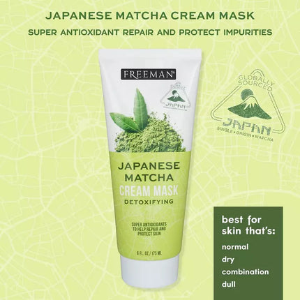 Freeman	Exotic Blends Detoxifying Japanese Matcha Cream Facial Mask