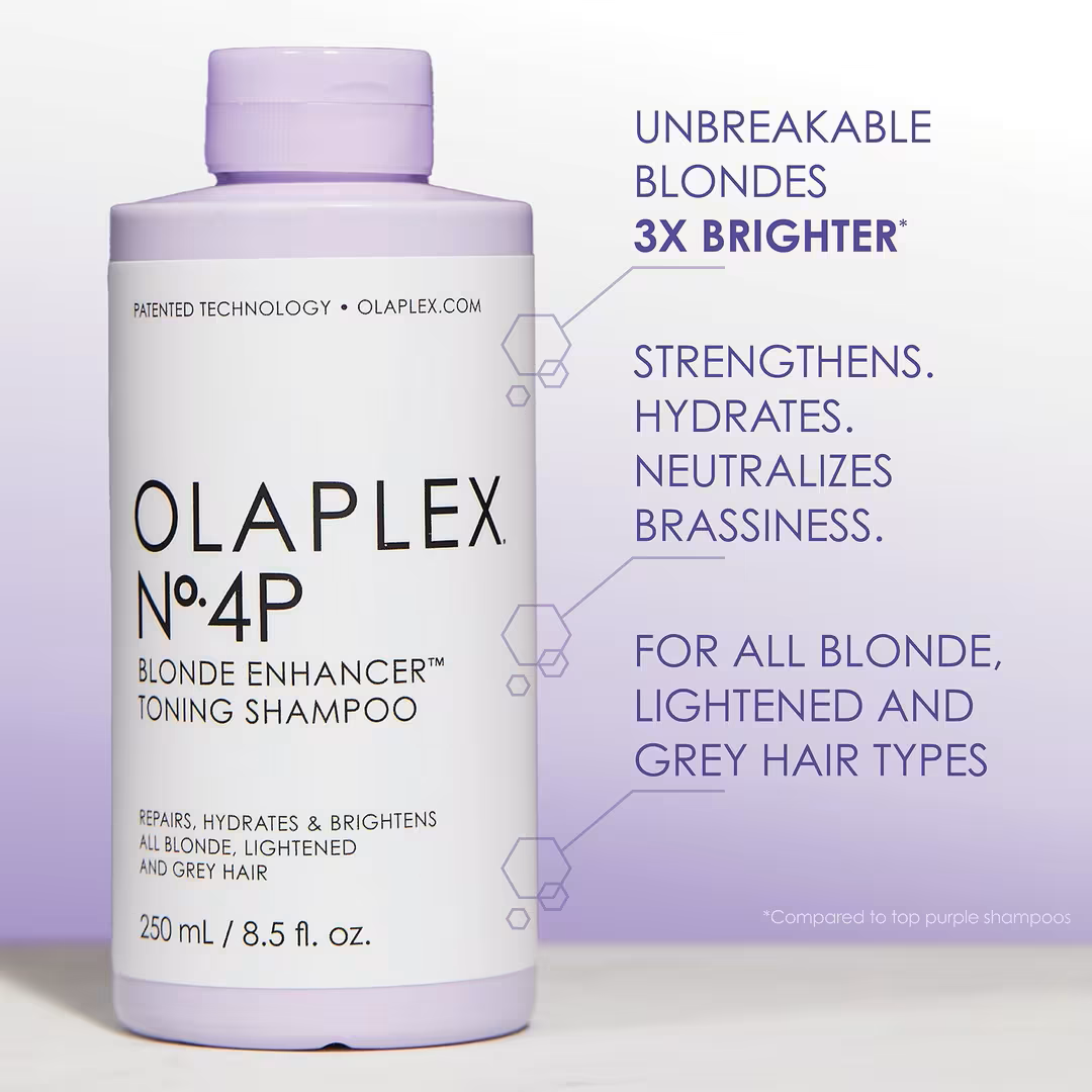 OLAPLEX No.4P Shampoo tonificante potenciador de rubios