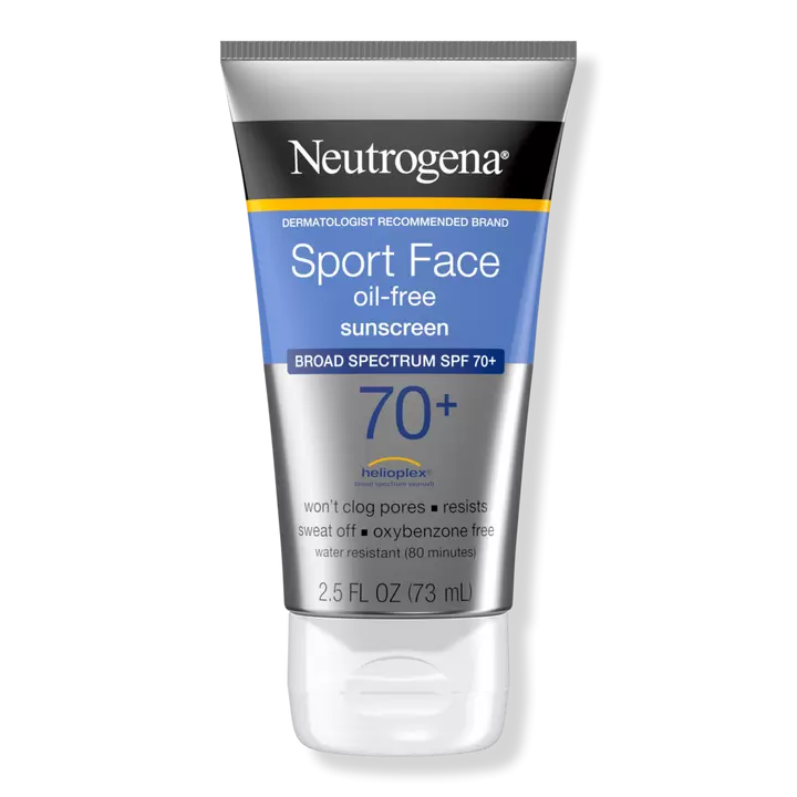 Neutrogena Sport Face Oil-Free Lotion Sunscreen, SPF 70+