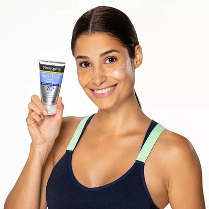 Neutrogena Sport Face Oil-Free Lotion Sunscreen, SPF 70+