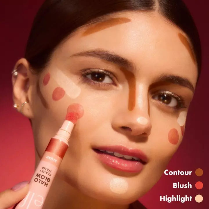 Halo Glow Blush Beauty Wand Rubor Liquido