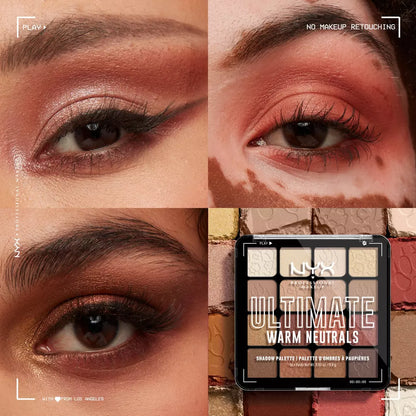 NYX Paleta de sombras Ultimate Color Neutros cálidos