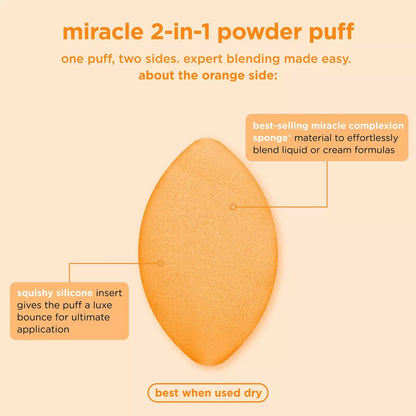 Real Techniques Miracle 2-In-1 Dual-Sided Powder Puff