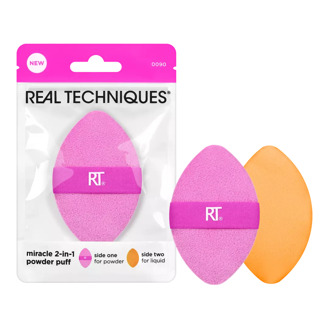 Real Techniques Miracle 2-In-1 Dual-Sided Powder Puff