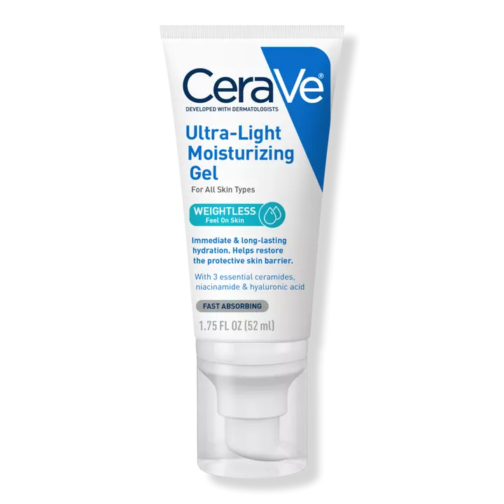 Cerave Gel facial ultraligero con ácido hialurónico para todo tipo de pieles 50ml