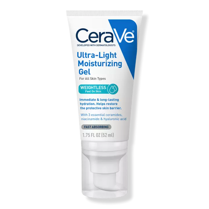 Cerave Gel facial ultraligero con ácido hialurónico para todo tipo de pieles 50ml