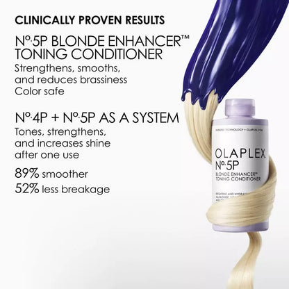 OLAPLEX No.5P Acondicionador tonificante potenciador de rubios