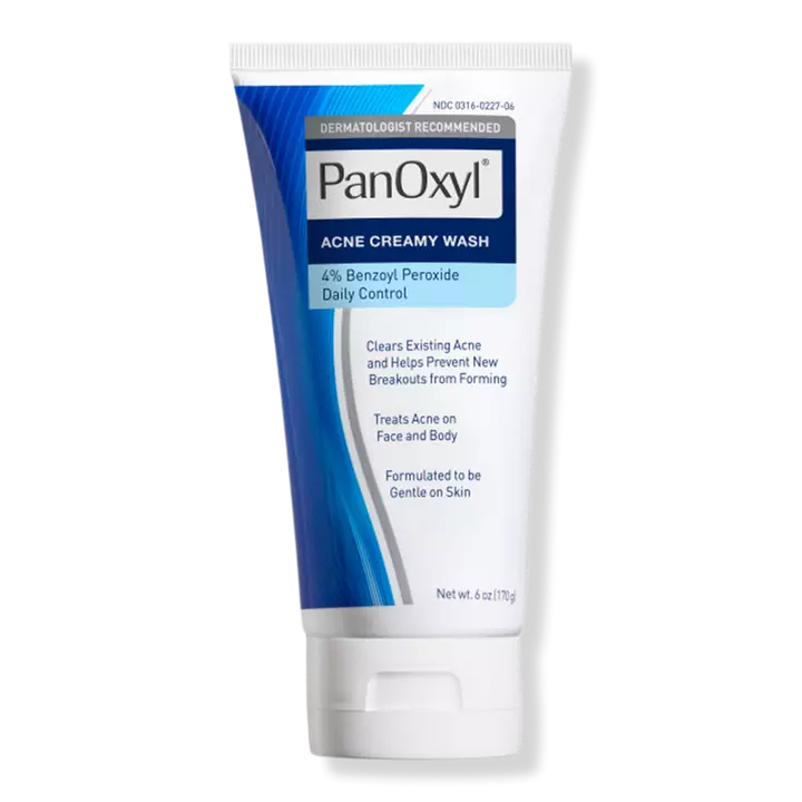 PanOxyl Acne Lavado Cremoso peróxido de benzoilo al 4%
