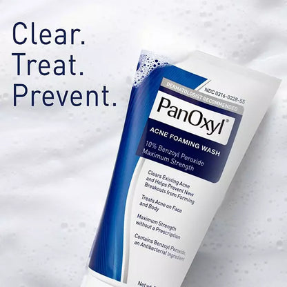 PanOxyl 10% Benzoyl Peroxide Acne Foaming Wash