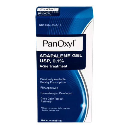 PanOxyl Tratamiento de acné en gel Adapalene 0.1%