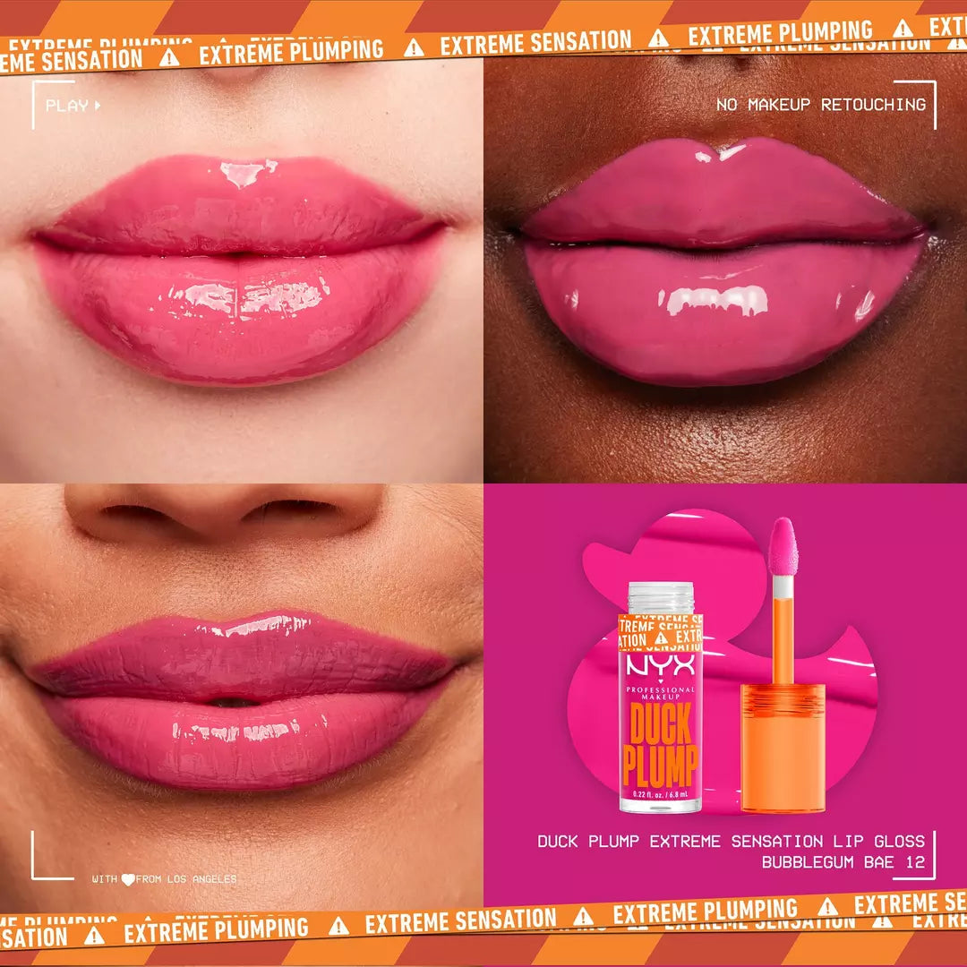 NYX Brillo voluminizador de labios con alto contenido de pigmento Duck Plump