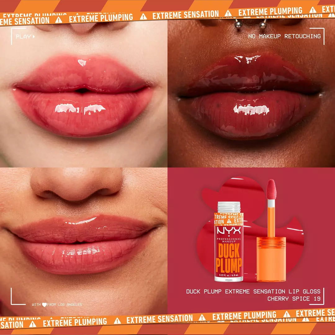 NYX Brillo voluminizador de labios con alto contenido de pigmento Duck Plump