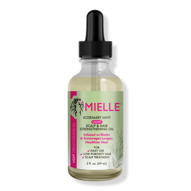 Mielle Aceite ligero para cuero cabelludo y cabello con menta y romero