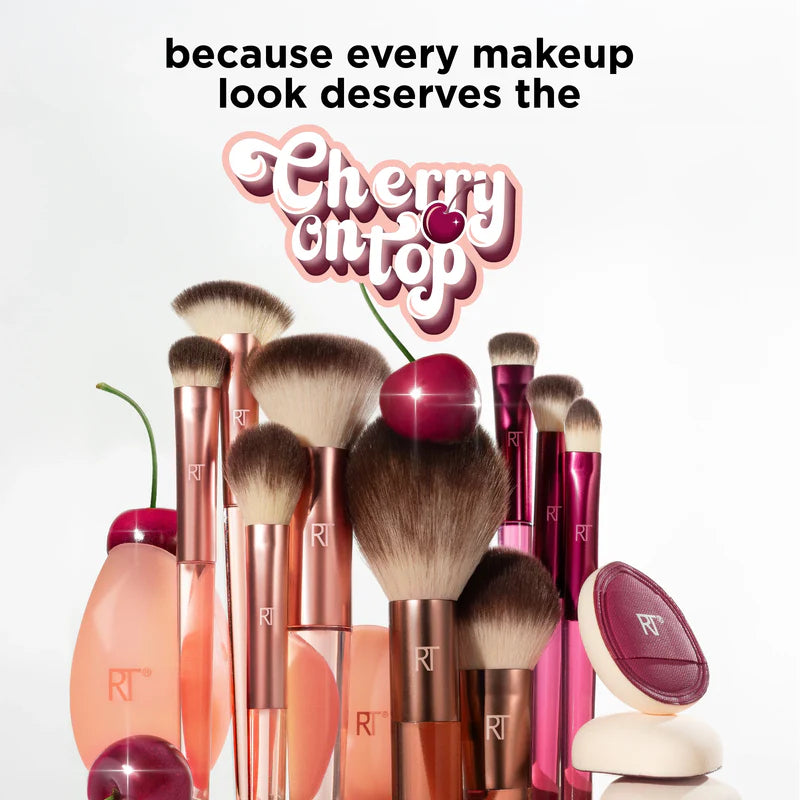 Real Techniques Trío de brochas de maquillaje MesmerEYES Cherry On Top