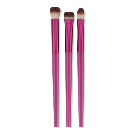 Real Techniques Trío de brochas de maquillaje MesmerEYES Cherry On Top