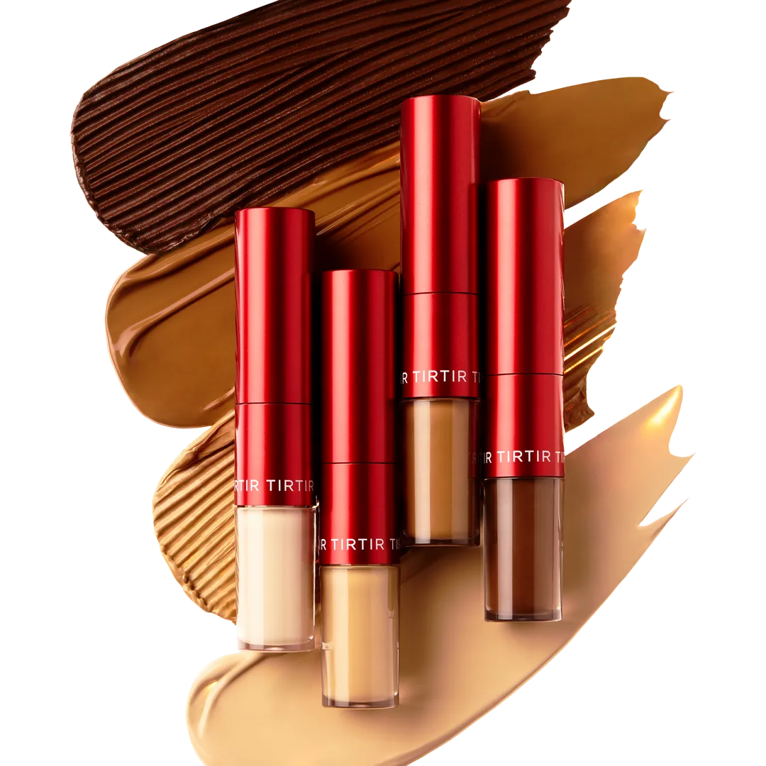 TIRTIR Glide&Hide - Corrector Textura cremosa, oculta ojeras y arrugas, fórmula dual