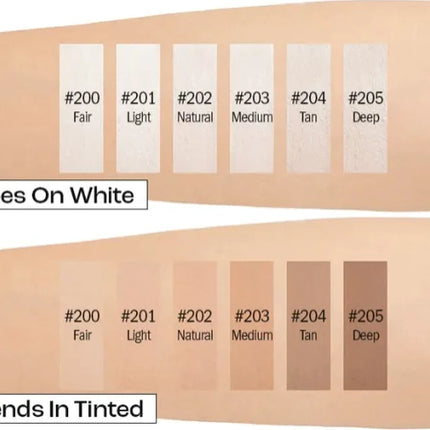 ELROEL BLANC Cover Cream Stick V - Base de maquillaje coreana que cambia de color con brocha desmontable, cobertura de media a completa