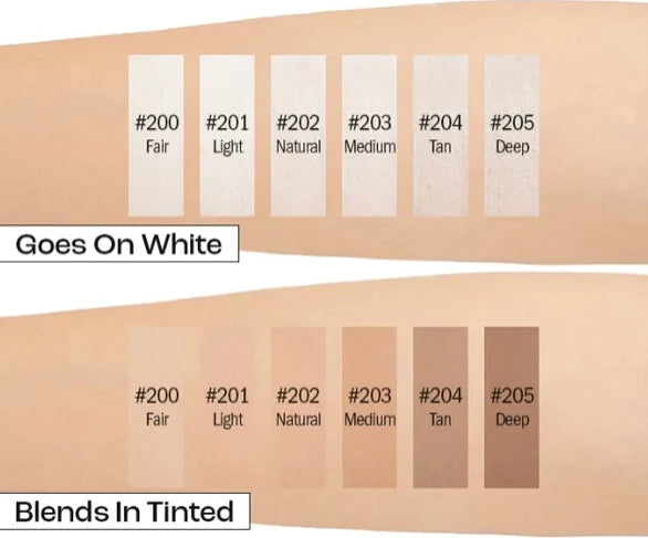 ELROEL BLANC Cover Cream Stick V - Base de maquillaje coreana que cambia de color con brocha desmontable, cobertura de media a completa