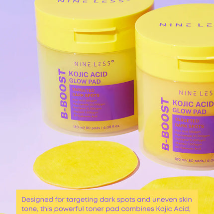 Nineless Tónico B-Boost con ácido kójico 80pads 180ml