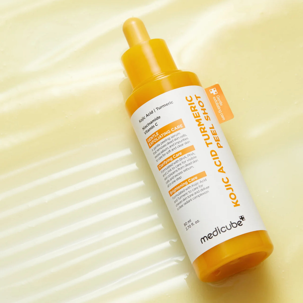 Medicube Kojic Acid Turmeric Peel Shot – Exfoliante Iluminador 80 ml