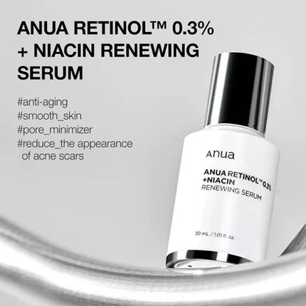 Anua Retinol 0.3% + Niacin Renewing Serum 30ml