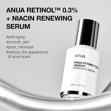 Anua Retinol 0.3% + Niacin Renewing Serum 30ml
