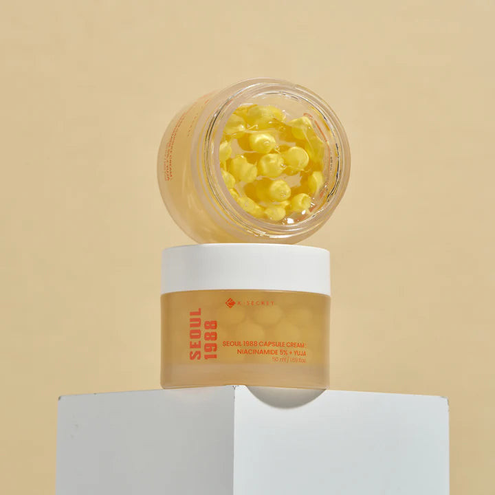 K-Secret SEOUL 1988 Capsule Cream : Niacinamide 5% + Yuja 50ml