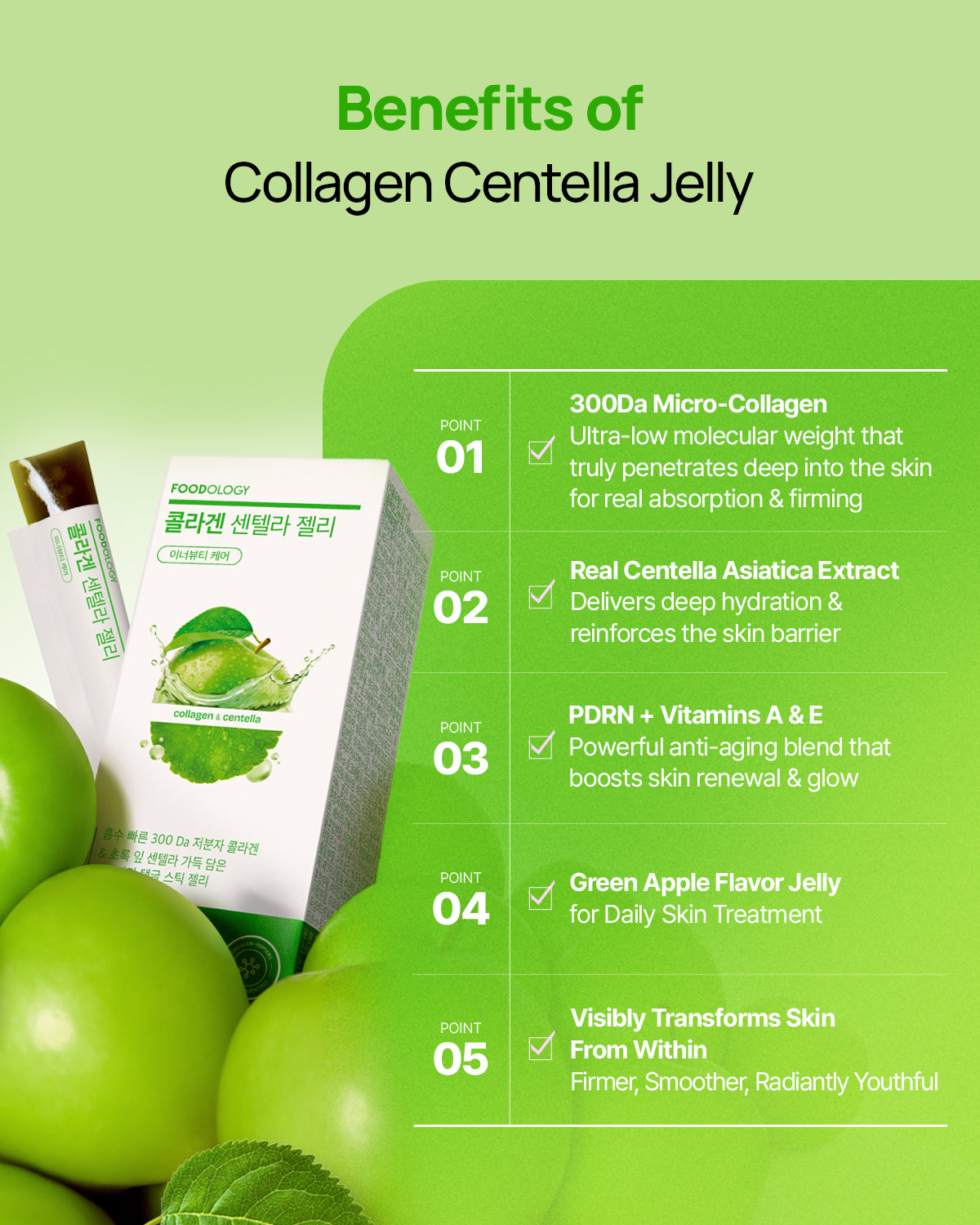 Foodology Collagen Centella Jelly (10 pouch)