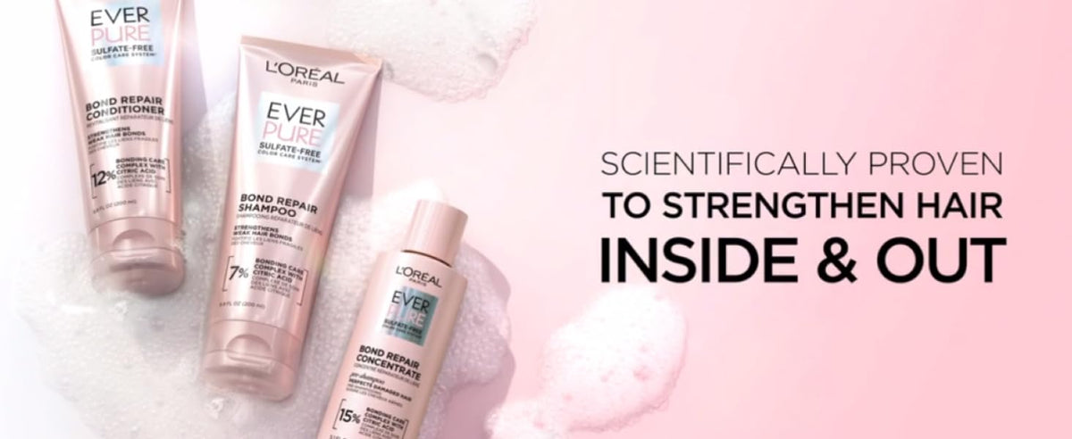 Loreal EverPure Tratamiento previo al champú sin sulfato Bond Repair