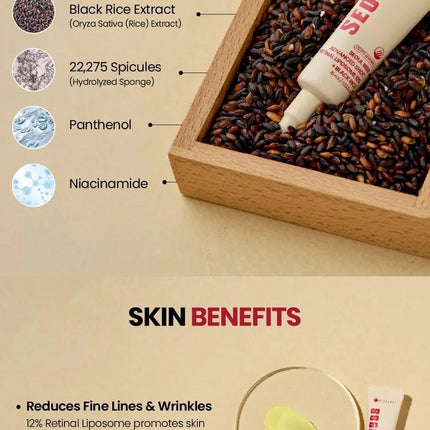 KSECRETSeoul 1988 Advanced Shot: Retinal Liposome 12% + Black Rice 15ml