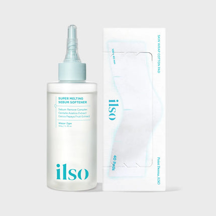 ilso Super Melting Sebum Softener Set  150ml + 40 cotton pads