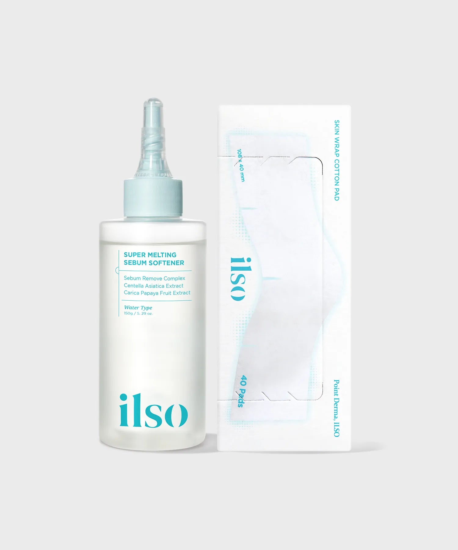 ilso Super Melting Sebum Softener Set  150ml + 40 cotton pads
