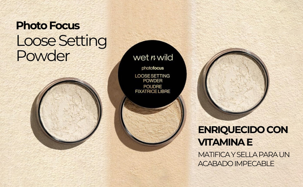 wet n wild Photo Focus™ Loose Setting Powder – Polvo Suelto para Fijar