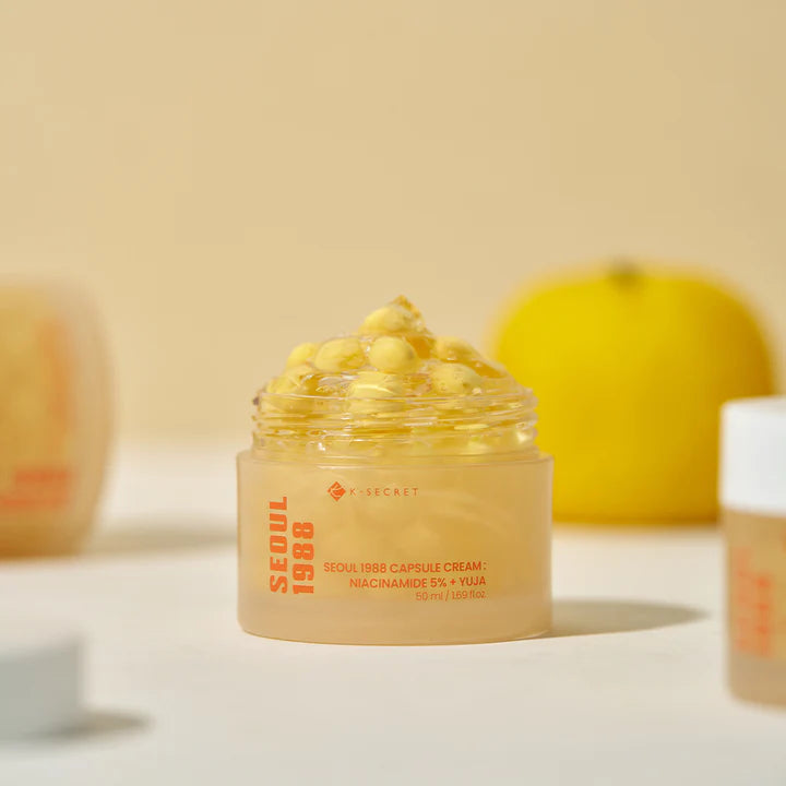 K-Secret SEOUL 1988 Capsule Cream : Niacinamide 5% + Yuja 50ml