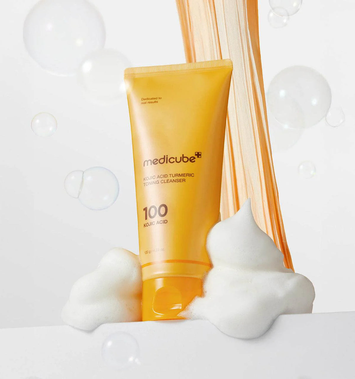 Medicube Kojic Acid Tumeric Toning Cleanser 120g