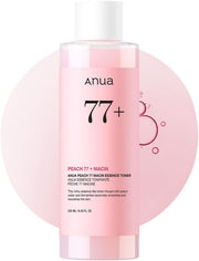 Anua Peach 77 - Tónico de niacina esencia tóner iluminador 250ml