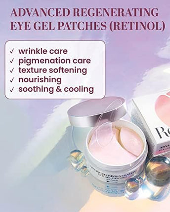 K-Secret Parche de gel RETINOL Advanced Regenerating Eye Gel Patches 60unidades