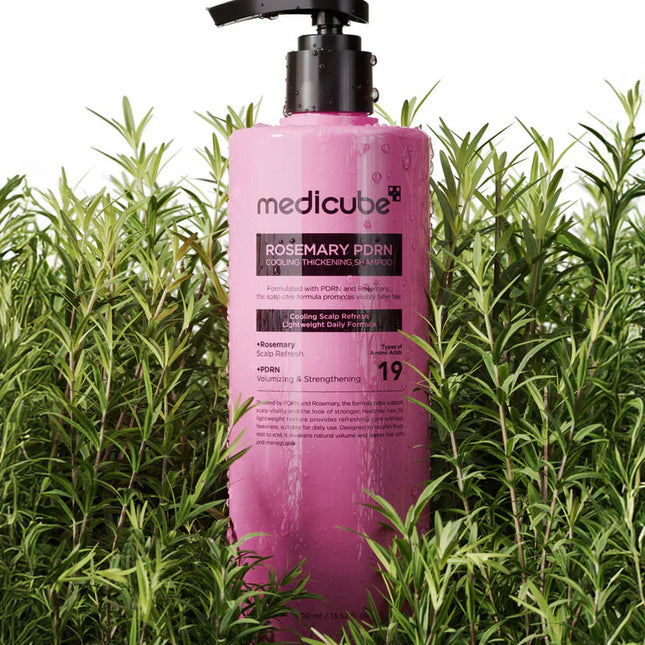Medicube  Set Rosemary PDRN Thickening Shampoo, acondicionador y serum