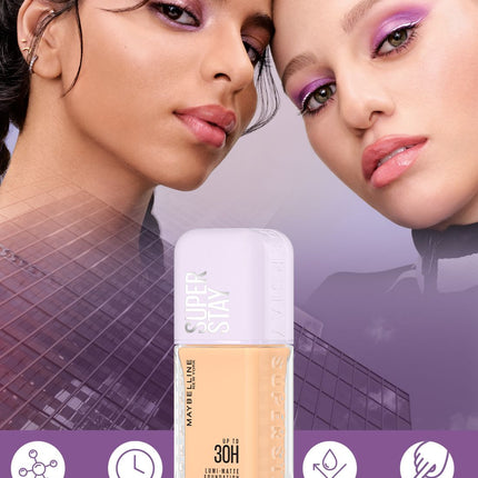 Maybelline BaseSuper Stay Up to 30HR Wear Lumi-Matte de larga duración