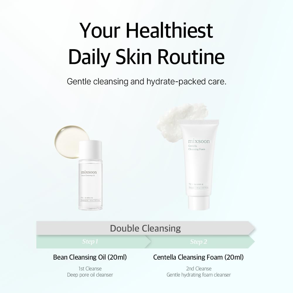mixsoon Pure Glow Essentials Set 5 pasos para el cuidado de la piel, suave e hidratante