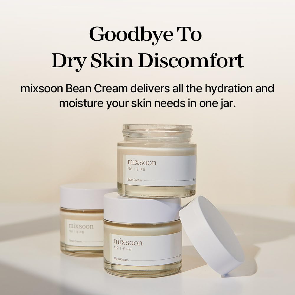 Mixsoon Bean Cream - Crema facial hidratante intensiva 50ml