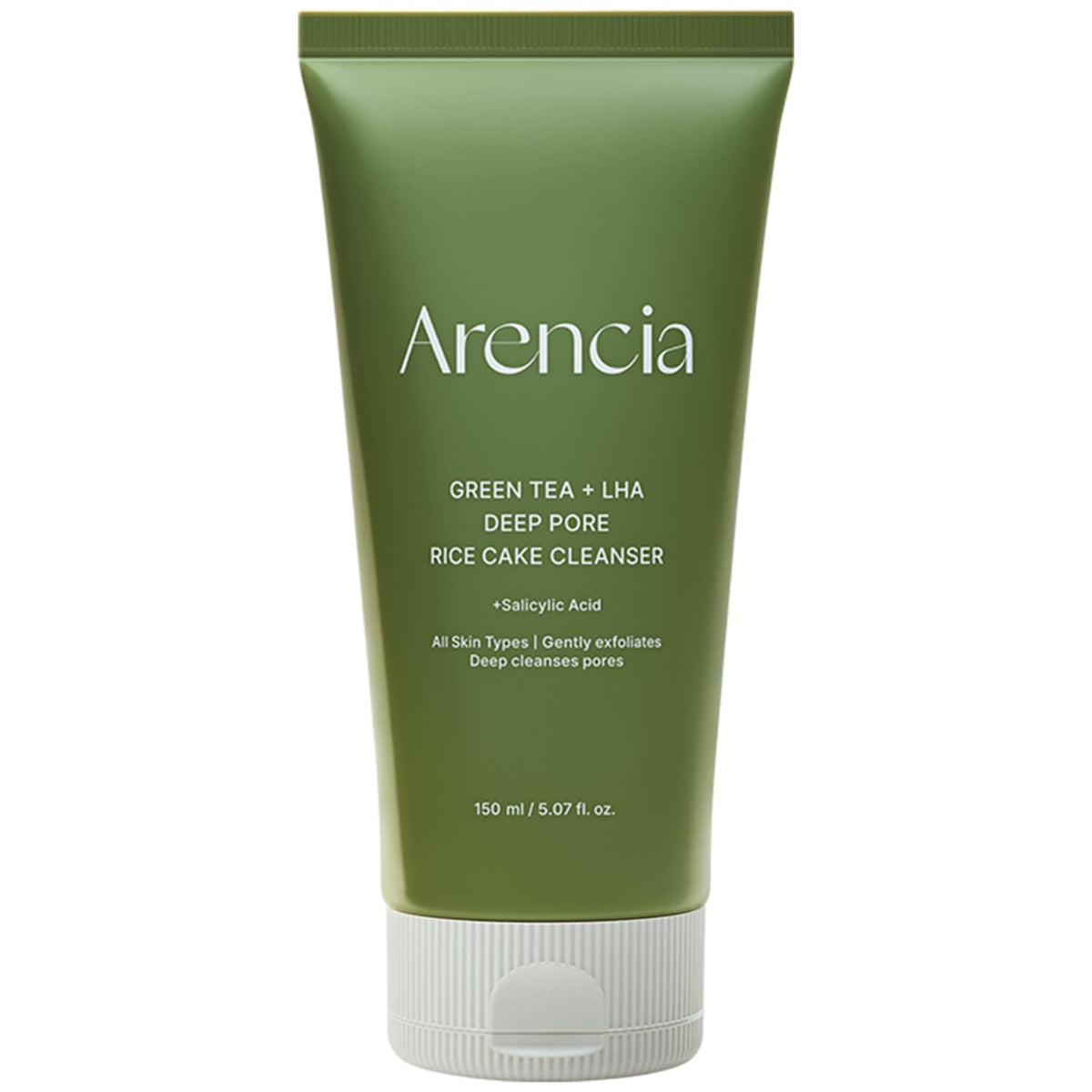 Arencia Ácido salicílico, té verde + LHA Deep Pore Rice Cake Cleanser